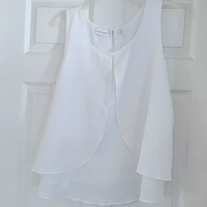 White dressy tank